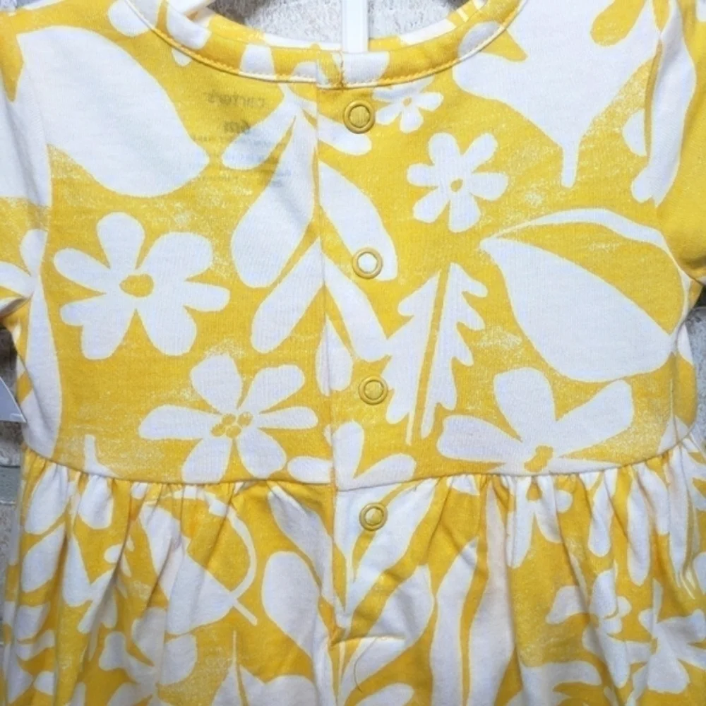 CARTER'S Floral Summer 2 Piece Dress Size 6 mons
